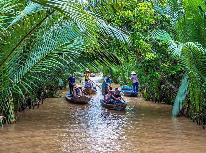 HCMC-Cu Chi tunnels-Mekong river-HCM City